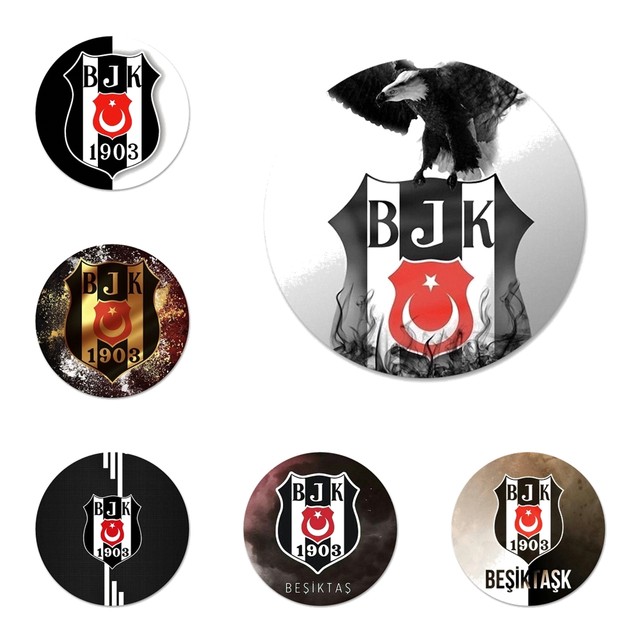 Football Besiktas Jk Besiktas Badge Brooch Pin Accessories For Clothes  Backpack Decoration gift